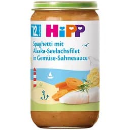 Органическое Спагетти НiРР с Морской Рыбой в Овочево – Сливочном Соусе 250 г