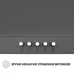 Витяжка купольна Perfelli K 6402 SG 850 LED - мініатюра 4