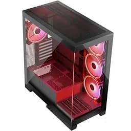 Корпус Modecom VOLCANO SPACE APEX ARGB 4x140 мм fans MIDI USB 3.0x2+TYPE-C BLACK без БЖ ATX (AT-SPACE-PG-10-000000-000) - мініатюра 4