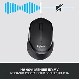 Бездротова миша Logitech M330 Silent Plus Black (910-004909) - мініатюра 2