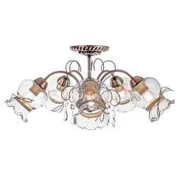 Люстра стельова Brille флористика E27 60W BZ (BCL-662S/5) - мініатюра 2