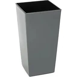 Вазон Lamela 19 см з вкладкою антрацит (000024187)