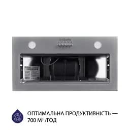 Витяжка повновбудована Minola HBI 5262 GR GLASS 700 LED - мініатюра 5
