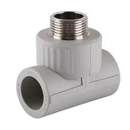 Трійник зовнішнє різьблення Vsplast PPR 40х1, 1/4'' 000004036