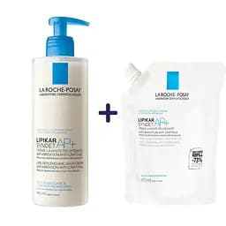 Набір: Крем-гель для тіла La Roche-Posay Lipikar Syndet AP+ 400 мл + Змінний блок Крем-гель для тіла La Roche-Posay Lipikar Syndet AP+ 400 мл