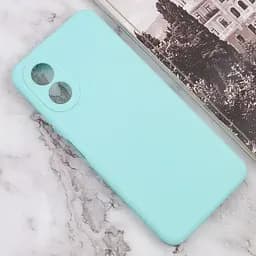 Силіконовий чохол Candy Full Camera для Oppo A78 4G Бірюзовий / Turquoise - мініатюра 2