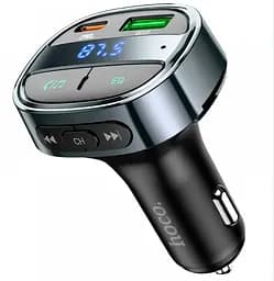 FM-трансмітер Hoco E70 PD30W + QC3.0 car BT FM transmitter Чорний