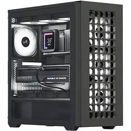 Корпус Aerocool D502A-G-BK-v1 Black без БП (ACCM-DS02043.11)