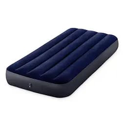 Матрац надувний Intex велюровий синій 99x191x25 см