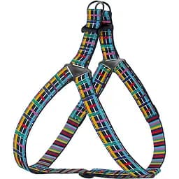 Шлея для собак BronzeDog Urban Art Клітинка S 40-53 см
