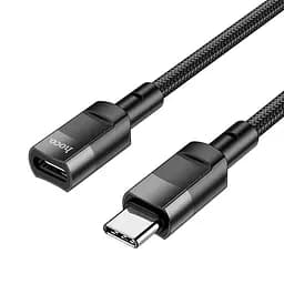 Удлинитель USB-C папа мама 120 см - Hoco U107 Type-C -to-Type-C Extension Cable