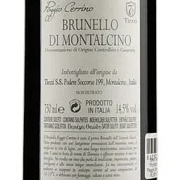 Вино Tiezzi Brunello di Montalcino DOCG 2016 Poggio Cerrino, 14%, 0,75 л (ALR16172) - мініатюра 3
