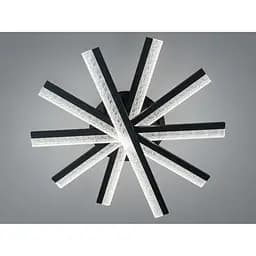 Стельова світлодіодна люстра Diasha MX3068 чорний 70W акрилові розсіювачі