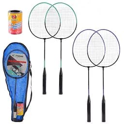 Бадмінтон BD2303 2 ракетки, набір воланчиків 20*60 см, в сумці (6904410244129) МІКС