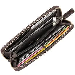 Жіноче шкіряне портмоне Grande Pelle 10х19.5х2 см acs0018758 - мініатюра 3