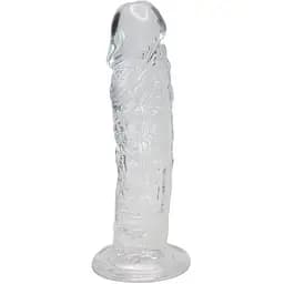 Прозорий фалоімітатор Alive Jelly Dildo Empire