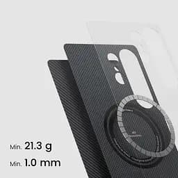 Чохол Pitaka MagEZ Ultra-Slim Classic Twill 600D для Samsung Galaxy S25 Ultra Black/Grey (KS2501U) [128411] - мініатюра 7