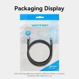 Патч-корд 8м, UTP cat 6 RJ-45 black Vention (IBEBK) - мініатюра 3