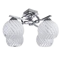 Люстра стельова Brille класична в зал E27 60W CH (LK-539C/4)