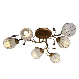 Люстра потолочная Brille в спальню E27 60W BR (LK-506C/6)