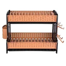 Сушилка для посуды Violet House Cream, полипропилен, 40хх33х28 см, бежевый (0731 Роттанг CREAM сушка д/посуд)