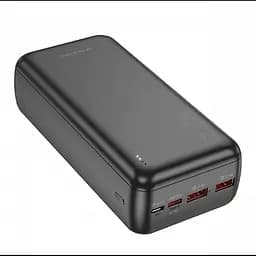 Повербанк чорний із швидкою зарядкою Power bank BOROFONE B38B 30000mAh PD22 5W BOROFON