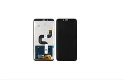 Дисплей для Xiaomi Mi8 Lite с черным тачскрином и корпусной рамкой