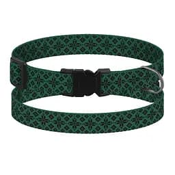 Ошейник для собак Баркси Urban патриотический Вышиванка зеленая