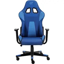 Геймерське крісло GT Racer чорне із синім (X-2317 Black/Dark Blue)