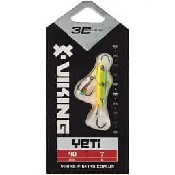 Балансир Viking Fishing Yeti Ice Jig 40mm 7.0g #5 Acid - мініатюра 2