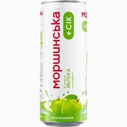 Напій негазований Моршинська зі смаком Яблука ал/б 0.33 л