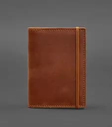 Кожаная обложка для паспорта 2.0 коричневая Crazy Horse