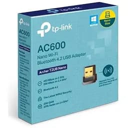 Сітковий адаптер USB TP-Link Archer T2UB Nano, 802.11ac Dual Band USB Adapter, mini-size, USB 2.0 - мініатюра 2