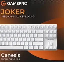 Клавиатура игровая механическая GamePro MK-124-W USB Hot-Swap Outemu Red Switch White - мініатюра 5