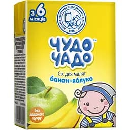 Упаковка соку Чудо-чадо Бананово-яблучний з м'якоттю 3.6 л (200 мл х 18 шт.) - мініатюра 3