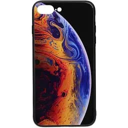 Чохол-накладка Toto Print Glass Space Case Apple iPhone 7 Plus/8 Plus Violet
