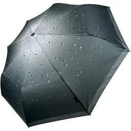 Женский складной зонтик полуавтомат Toprain 98 см серый