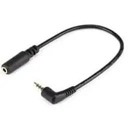 Шнур 3.5 стереовуглецевий 3.5 стерео 2.8х5.6мм 1.5 м чорний