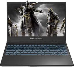 Ноутбук Dream Machines IPS RG3060-15 15.6QHD, Intel i7-12700H, 16GB, F1TB, NVD3060-6, DOS, черный (RG3060-15UA47)