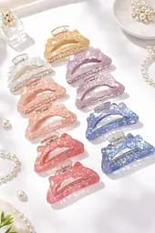 Перламутрові бантики-крабіки Iridescent Coquette Bow 12 шт.