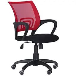 Кресло Веб сиденье Сетка серая/спинка Сетка красная