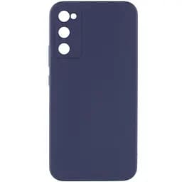 Чохол Silicone Cover Lakshmi Full Camera (AAA) для Samsung Galaxy S20 FE Темно-синій / Midnight blue