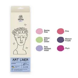 Набор цветных линеров, 6 цветов, 6 set Glamor, IDEA10-AL6GLMR, 99IDEAS