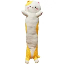 М'яка іграшка-антистрес Bambi Кіт батон 90 см жовтий (K15217)