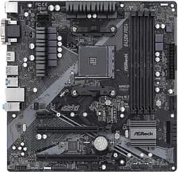 Материнская плата AsRock B450M Pro4 R2.0 (B450M Pro4 R2.0) (Socket AM4, AMD B450, Micro-ATX)