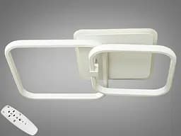 LED люстра стельова з пультом і підсвічуванням Diasha 7013/2WH LED 3color dimmer