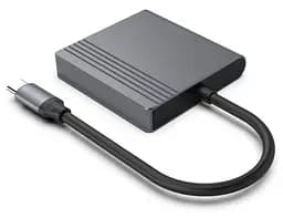 Адаптер Cablexpert A-CM-HDMIFDPF-01, USB Type-C на HDMI/DP - мініатюра 2