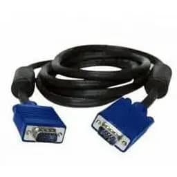 Кабель Atcom Vga-Vga 2 ferite DE-15Hd пакет длина 3 м черный с синим