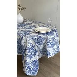 Скатертина  Ecotton Duck водовідштовхувальна 170х220 см Blue (25327) - мініатюра 4