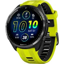 Смарт-часы Garmin Forerunner 965 Titanium Bezel with Black Case and and Yellow/Black Silicone Band (010-02809-02/12) [89361]